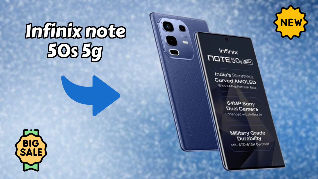 Infinix Note 50s 5G+ Display Quality: AMOLED Explained