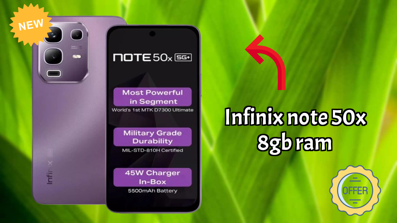 Infinix Note 50X 8GB RAM Performance: MediaTek Dimensity 7300 Ultimate Speed Review