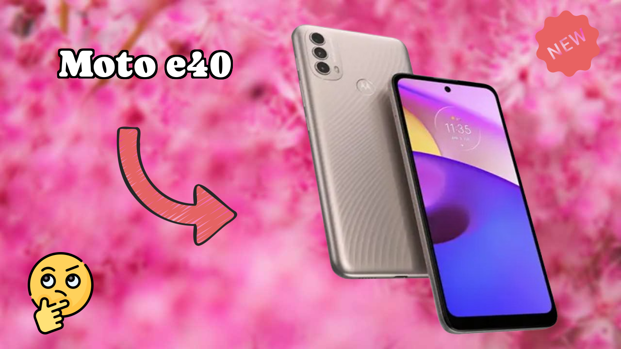 Moto E40 Display Analysis: 6.5 Inches (16.51 Cm) Screen