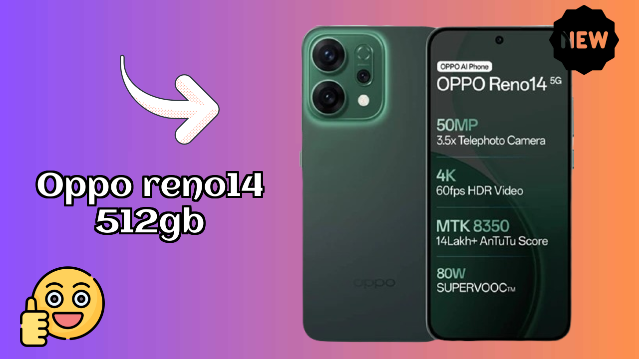OPPO Reno14 512GB Display Size: 6.59 Inches (16.74 Cm) Screen Review