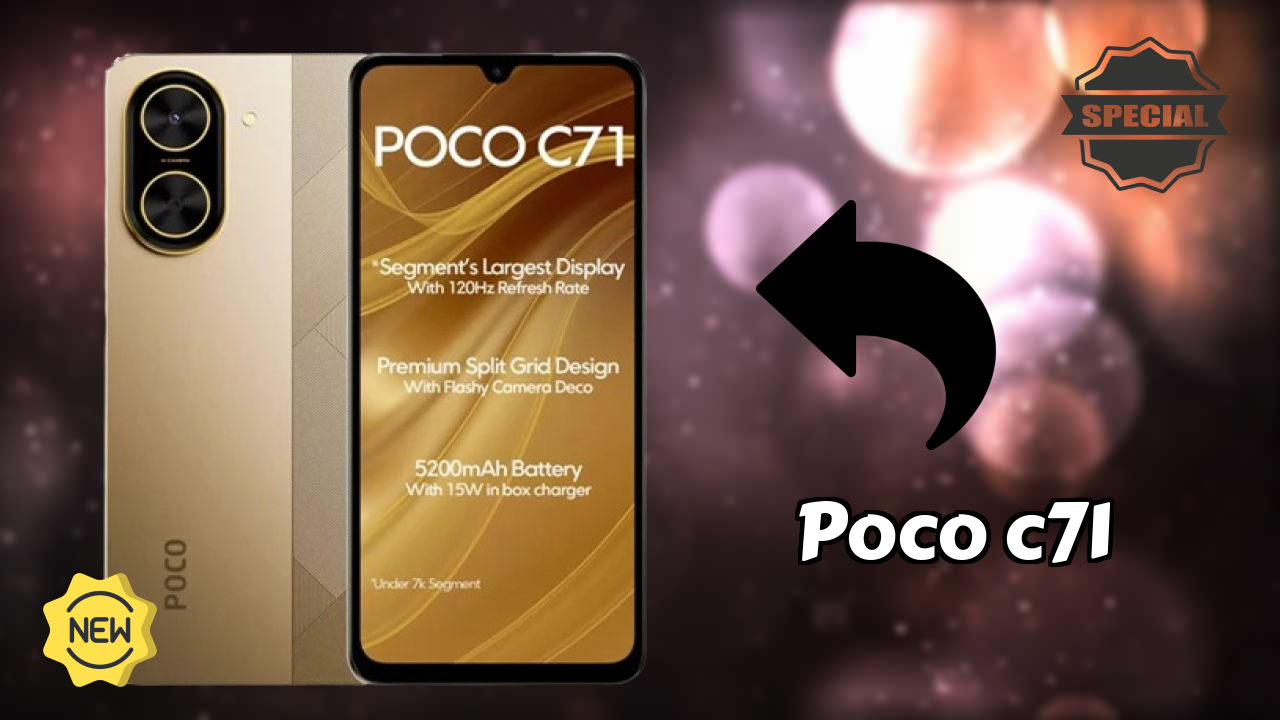 POCO C71 Battery Life: 5200 MAh Charging Time