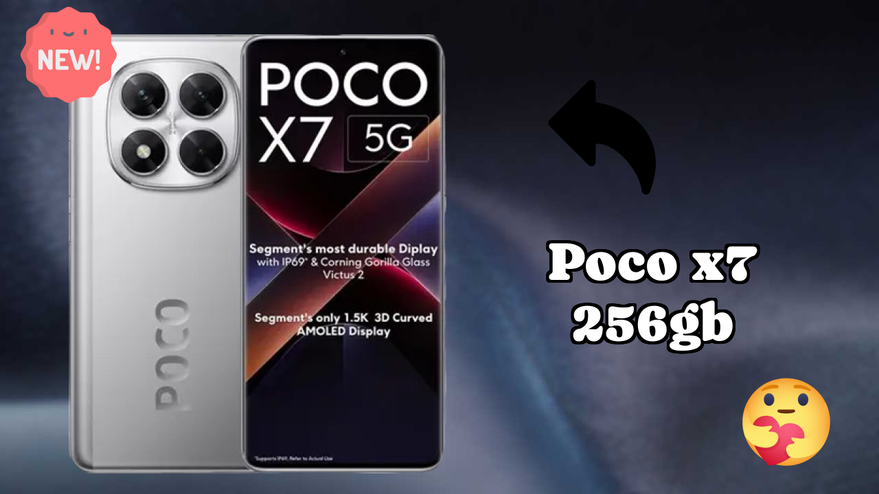 POCO X7 256GB Battery Life: 5500 MAh Charging Speed