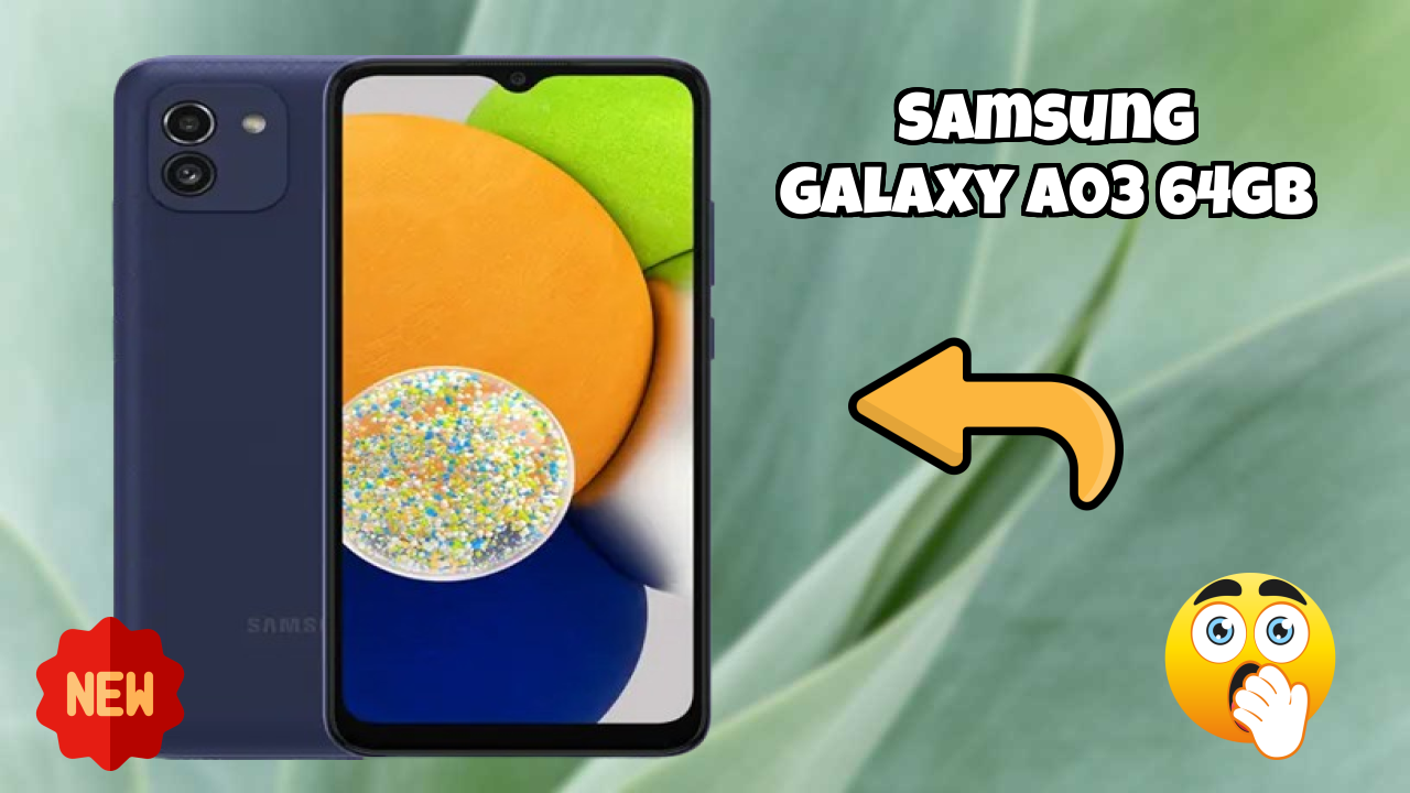 Samsung Galaxy A03 64GB Display Technology: 6.5 Inches (16.51 Cm) Screen