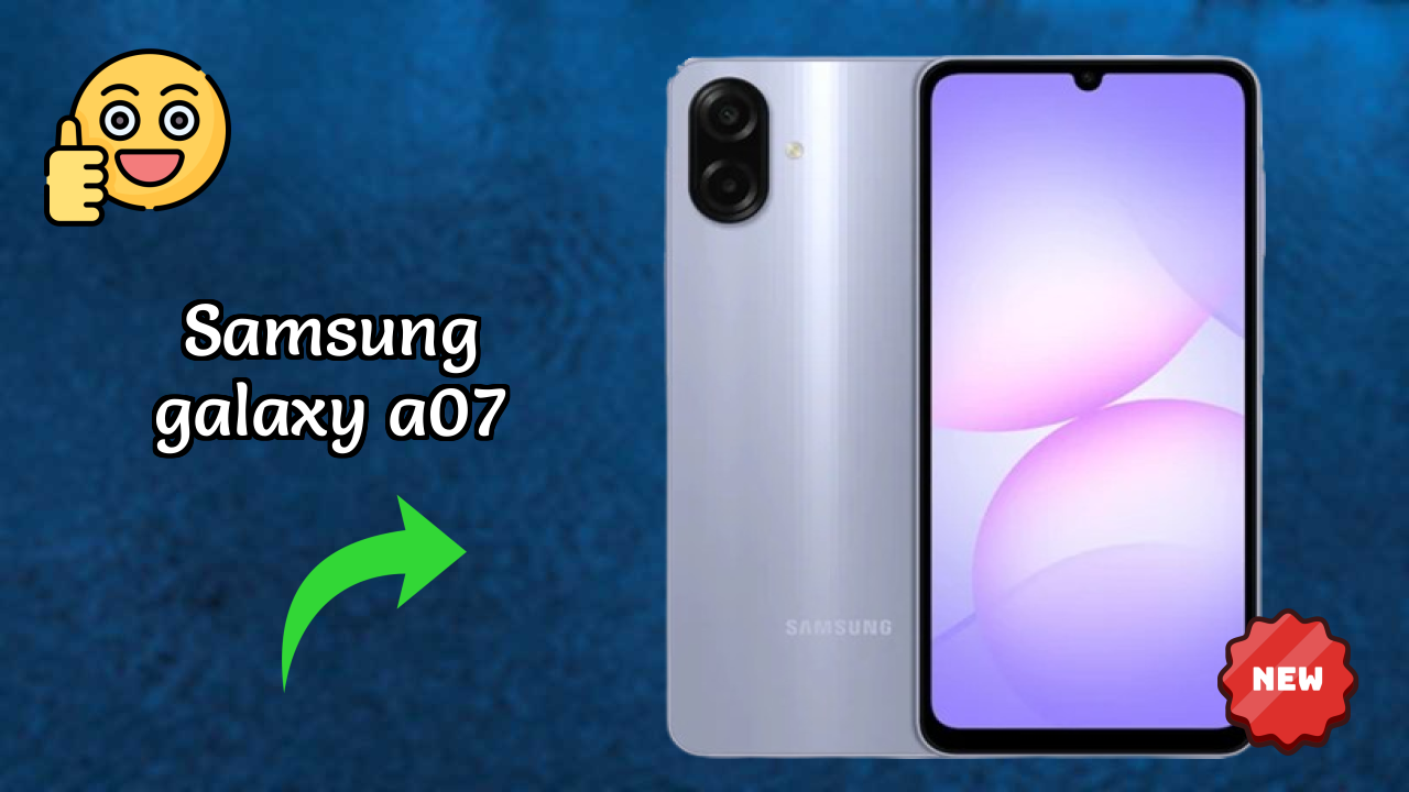 Samsung Galaxy A07 at ₹9,749 - Best Features Listed