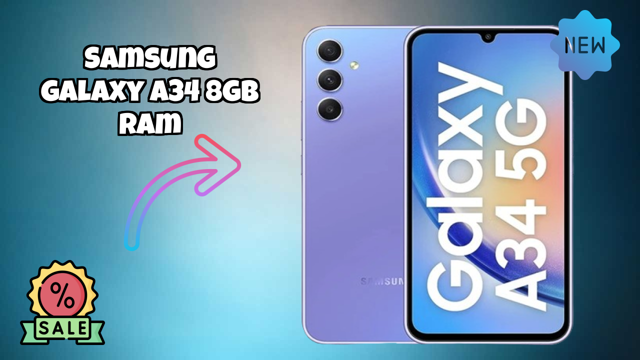 Samsung Galaxy A34 8GB RAM Performance: 8 GB RAM Gaming Test
