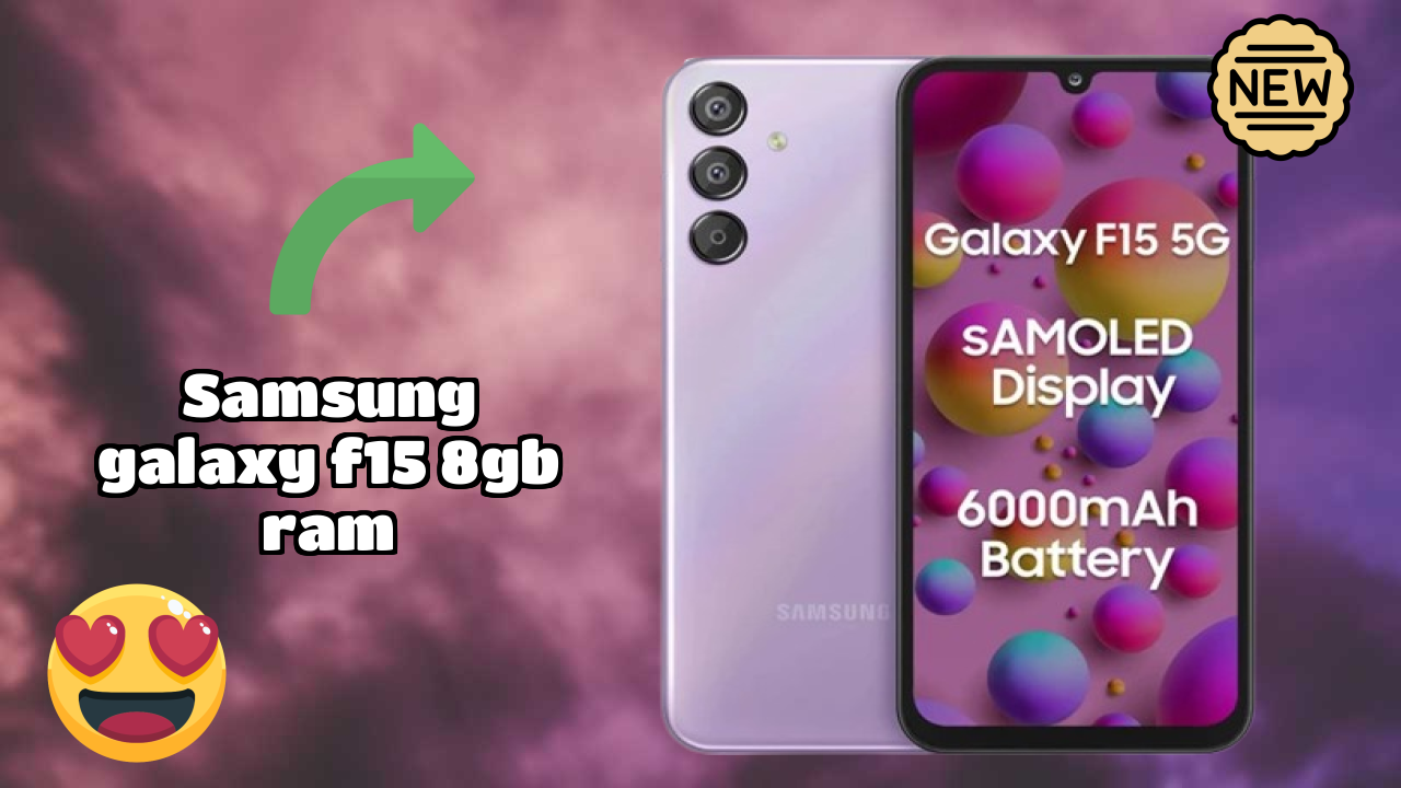 Samsung Galaxy F15 8GB RAM Performance: 8 GB RAM Multitasking