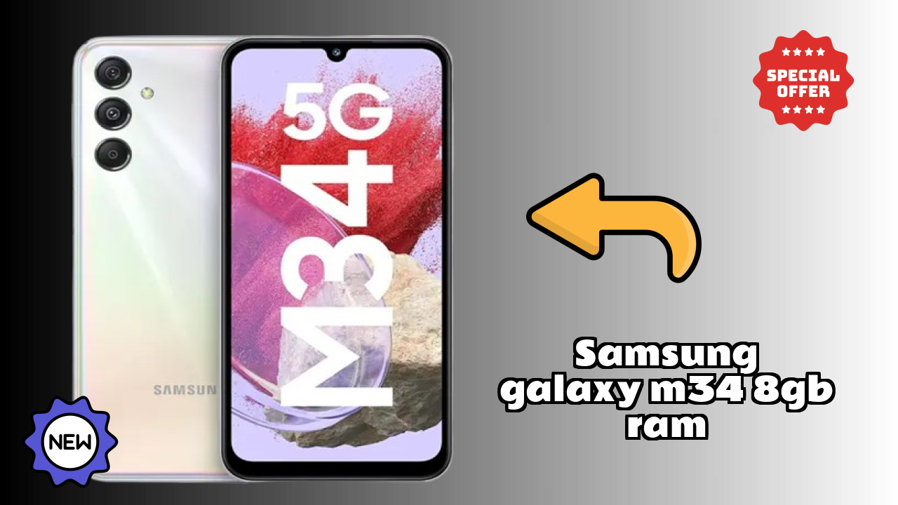 Samsung Galaxy M34 8GB RAM Test: Is 8 GB RAM Enough for 2024 Apps?