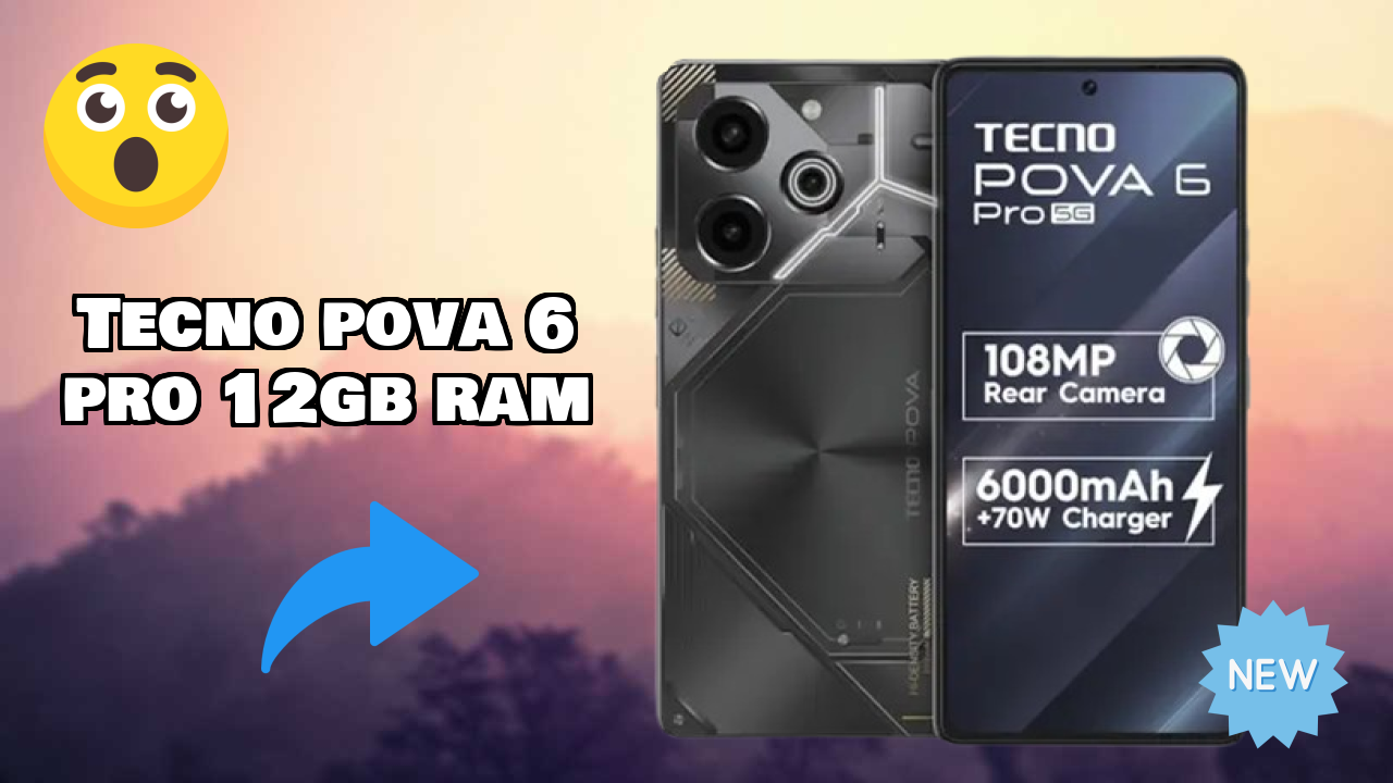 Tecno Tecno Pova 6 Pro 12GB RAM - Best Camera Phone Under ₹19,380