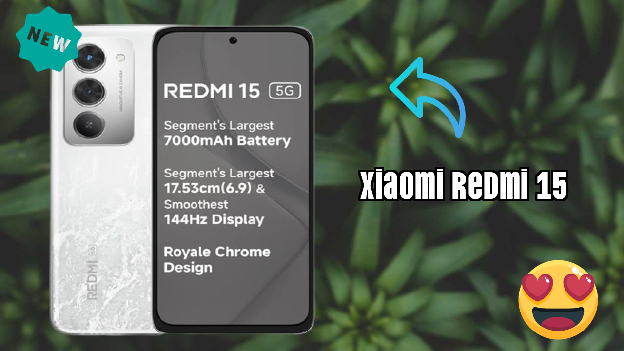 Xiaomi Redmi 15 Display Technology: 6.9 Inches (17.53 Cm) Screen