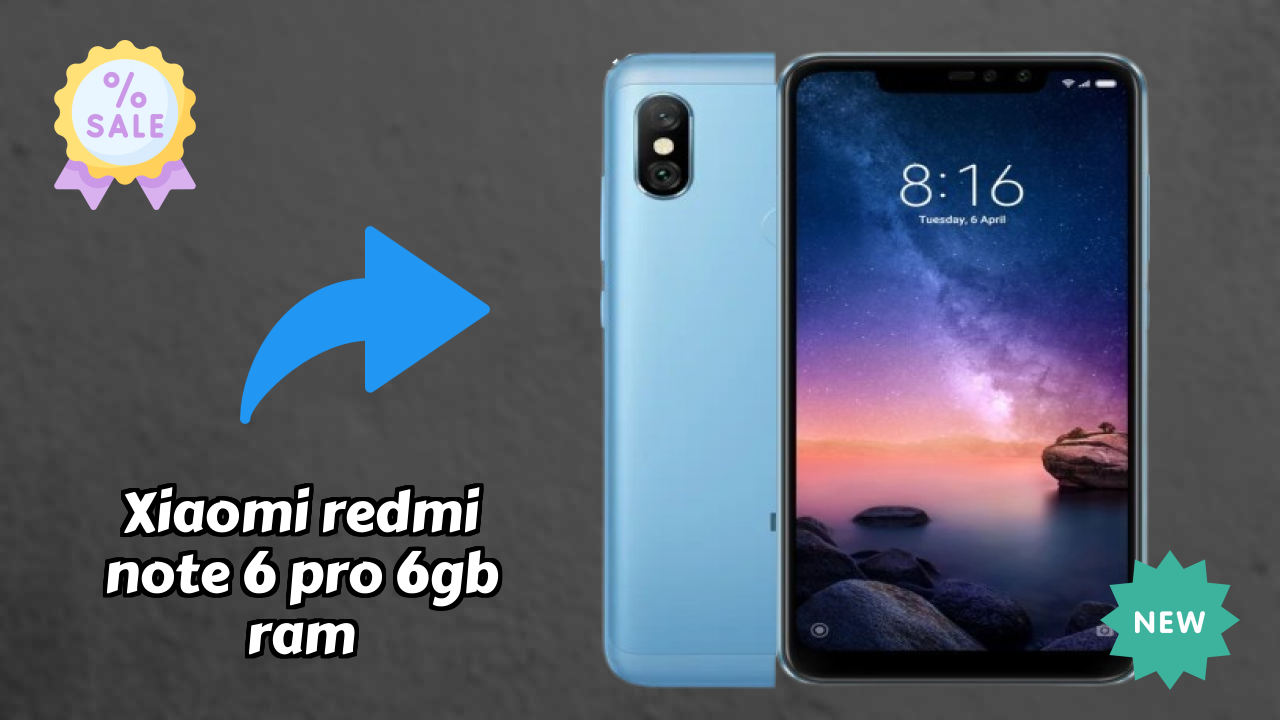 Xiaomi Redmi Note 6 Pro 6GB RAM at ₹9,599 - Complete Specifications List